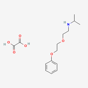 molecular formula C15H23NO6 B5141814 oxalic acid;N-[2-(2-phenoxyethoxy)ethyl]propan-2-amine 