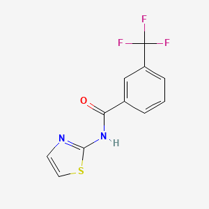 molecular formula C11H7F3N2OS B5142010 N-(1,3-thiazol-2-yl)-3-(trifluoromethyl)benzamide 