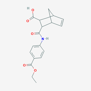 3-{[4-(Ethoxycarbonyl)phenyl]carbamoyl}bicyclo[2.2.1]hept-5-ene-2-carboxylic acid
