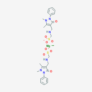 molecular formula C26H34MgN6O8S2+2 B051434 Metamizol (magnesium) CAS No. 63372-86-1