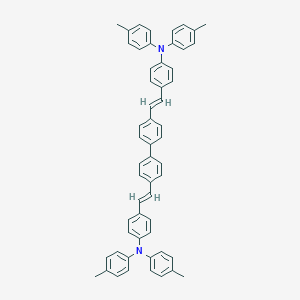 molecular formula C56H48N2 B051436 4,4'-双[4-(二对甲苯胺)苯乙烯基]联苯 CAS No. 119586-44-6