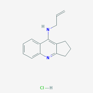 molecular formula C15H17ClN2 B5143753 N-prop-2-enyl-2,3-dihydro-1H-cyclopenta[b]quinolin-9-amine;hydrochloride 