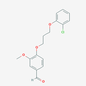 4-[3-(2-chlorophenoxy)propoxy]-3-methoxybenzaldehyde
