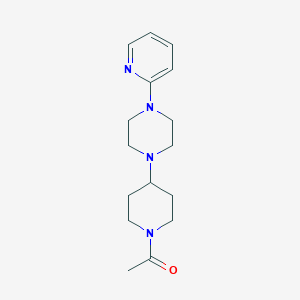 1-(1-acetyl-4-piperidinyl)-4-(2-pyridinyl)piperazine