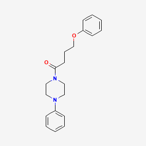 1-(4-phenoxybutanoyl)-4-phenylpiperazine