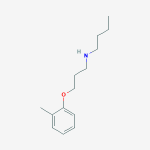 N-[3-(2-methylphenoxy)propyl]-1-butanamine