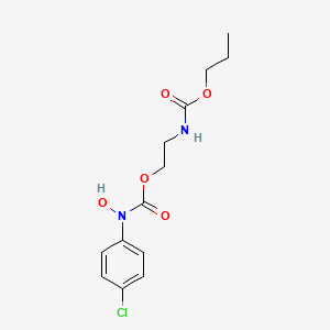 2-[(propoxycarbonyl)amino]ethyl (4-chlorophenyl)hydroxycarbamate