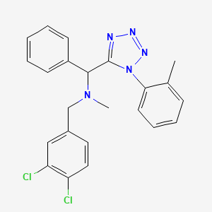 (3,4-dichlorobenzyl)methyl[[1-(2-methylphenyl)-1H-tetrazol-5-yl](phenyl)methyl]amine