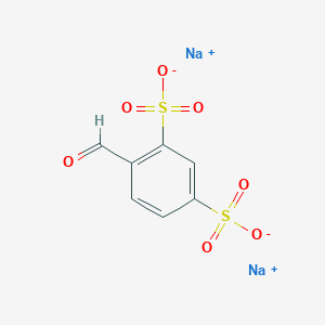 molecular formula C7H4Na2O7S2 B051454 Sodium 4-formylbenzene-1,3-disulfonate CAS No. 119557-95-8