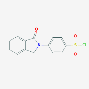 molecular formula C14H10ClNO3S B051455 4-(3-oxo-1H-isoindol-2-yl)benzenesulfonyl Chloride CAS No. 114341-14-9