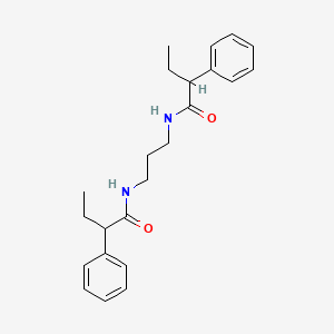 molecular formula C23H30N2O2 B5145654 N,N'-propane-1,3-diylbis(2-phenylbutanamide) 