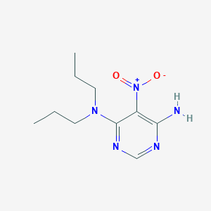 molecular formula C10H17N5O2 B5145726 5-Nitro-n,n-dipropylpyrimidine-4,6-diamine CAS No. 6312-56-7