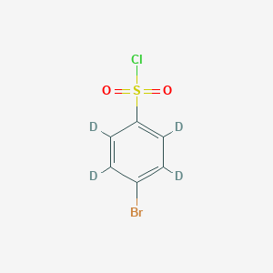 B051461 4-Bromo-2,3,5,6-tetradeuteriobenzenesulfonyl chloride CAS No. 133872-23-8