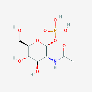 molecular formula C8H16NO9P B051464 N-acetyl-alpha-D-glucosamine 1-phosphate CAS No. 119185-04-5