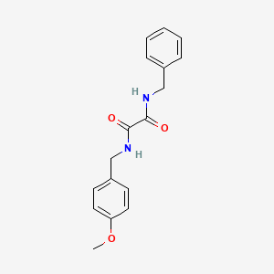molecular formula C17H18N2O3 B5146561 N-benzyl-N'-(4-methoxybenzyl)ethanediamide 