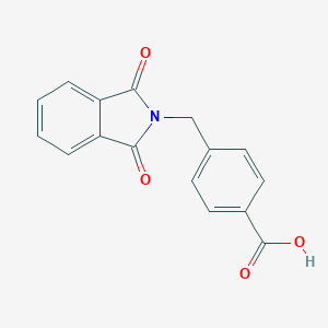 molecular formula C16H11NO4 B514660 4-(1,3-Dioxo-1,3-dihydro-isoindol-2-ylmethyl)-benzoic acid CAS No. 227598-41-6