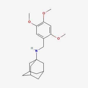 molecular formula C20H29NO3 B5146658 N-(2,4,5-trimethoxybenzyl)tricyclo[3.3.1.1~3,7~]decan-1-amine CAS No. 332108-69-7