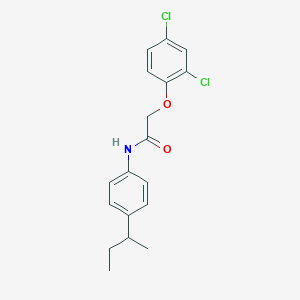 molecular formula C18H19Cl2NO2 B5146700 N-[4-(butan-2-yl)phenyl]-2-(2,4-dichlorophenoxy)acetamide 