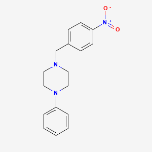 molecular formula C17H19N3O2 B5146801 1-(4-nitrobenzyl)-4-phenylpiperazine CAS No. 40224-22-4