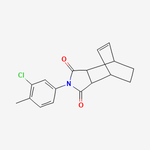 4-(3-chloro-4-methylphenyl)-4-azatricyclo[5.2.2.0~2,6~]undec-8-ene-3,5-dione