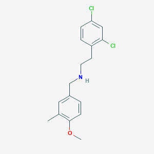 2-(2,4-dichlorophenyl)-N-(4-methoxy-3-methylbenzyl)ethanamine