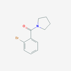 molecular formula C11H12BrNO B051470 1-(Pyrrolidin-1-ylcarbonyl)-2-bromobenzene CAS No. 124461-27-4