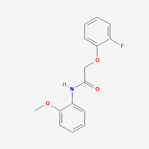2-(2-fluorophenoxy)-N-(2-methoxyphenyl)acetamide