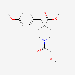 ethyl 1-(methoxyacetyl)-4-(4-methoxybenzyl)-4-piperidinecarboxylate