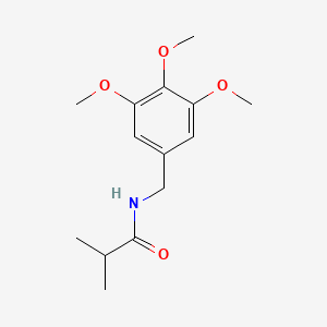 molecular formula C14H21NO4 B5147489 N-(3,4,5-trimethoxybenzyl)isobutyramide 