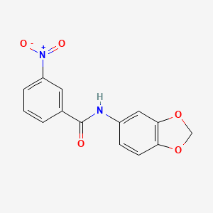 molecular formula C14H10N2O5 B5147636 N-(1,3-benzodioxol-5-yl)-3-nitrobenzamide 