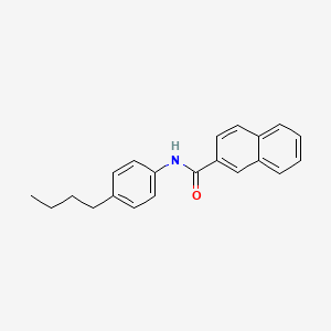 molecular formula C21H21NO B5147807 N-(4-butylphenyl)naphthalene-2-carboxamide 
