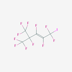 molecular formula C6F11I B051482 (E)-1,1,2,3,4,5,5,5-octafluoro-1-iodo-4-(trifluoromethyl)pent-2-ene CAS No. 120695-78-5