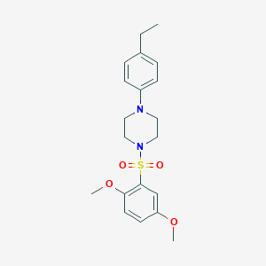 1-(2,5-Dimethoxyphenyl)sulfonyl-4-(4-ethylphenyl)piperazine