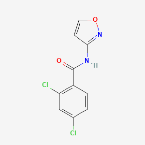 molecular formula C10H6Cl2N2O2 B5148525 2,4-DICHLORO-N-(3-ISOXAZOLYL)BENZAMIDE 