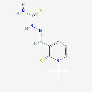 1-Tert-butyl-2-thioxo-1,2-dihydro-3-pyridinecarbaldehyde thiosemicarbazone