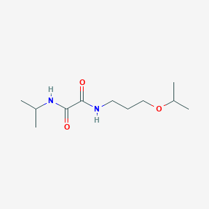 molecular formula C11H22N2O3 B5148692 N-(propan-2-yl)-N'-[3-(propan-2-yloxy)propyl]ethanediamide 