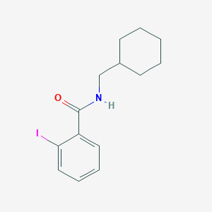 molecular formula C14H18INO B5148775 N-(cyclohexylmethyl)-2-iodobenzamide 