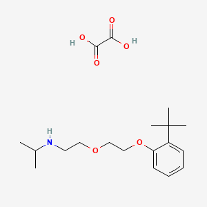 molecular formula C19H31NO6 B5148956 N-[2-[2-(2-tert-butylphenoxy)ethoxy]ethyl]propan-2-amine;oxalic acid 