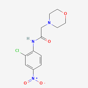 molecular formula C12H14ClN3O4 B5149097 N-(2-chloro-4-nitrophenyl)-2-morpholin-4-ylacetamide 