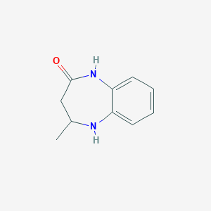 molecular formula C10H12N2O B514917 4-Methyl-1,3,4,5-tetrahydro-2H-1,5-benzodiazepin-2-one CAS No. 3967-01-9