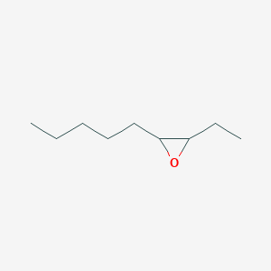 molecular formula C9H18O B051493 2-Ethyl-3-pentyloxirane CAS No. 117842-33-8