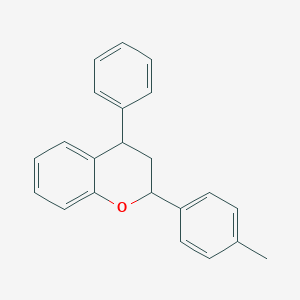 molecular formula C22H20O B514948 2-(4-Methylphenyl)-4-phenylchromane 
