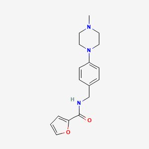 molecular formula C17H21N3O2 B5149624 N-[4-(4-methyl-1-piperazinyl)benzyl]-2-furamide 