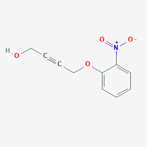 molecular formula C10H9NO4 B514975 4-(2-Nitrophenoxy)but-2-yn-1-ol 