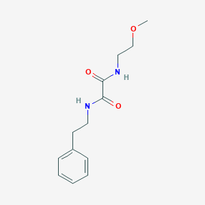 molecular formula C13H18N2O3 B5150051 N'-(2-methoxyethyl)-N-(2-phenylethyl)oxamide 