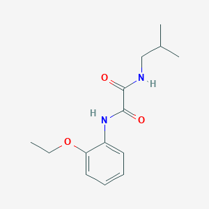 molecular formula C14H20N2O3 B5150191 N-(2-ETHOXYPHENYL)-N-ISOBUTYLETHANEDIAMIDE 