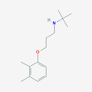 molecular formula C15H25NO B5150632 N-[3-(2,3-dimethylphenoxy)propyl]-2-methylpropan-2-amine 