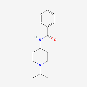 molecular formula C15H22N2O B5150807 N-[1-(propan-2-yl)piperidin-4-yl]benzamide 