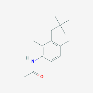 molecular formula C15H23NO B515104 N-(2,4-dimethyl-3-neopentylphenyl)acetamide 
