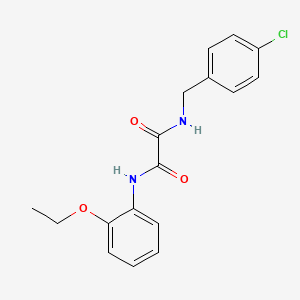 molecular formula C17H17ClN2O3 B5151176 N-[(4-chlorophenyl)methyl]-N'-(2-ethoxyphenyl)oxamide 